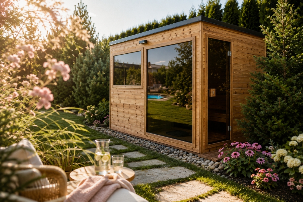 Venkovní sauna je místo, kde konečně vypnete