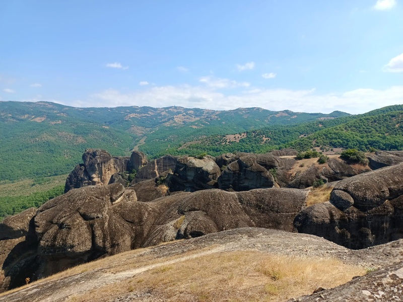 Meteora, Řecko. Skály